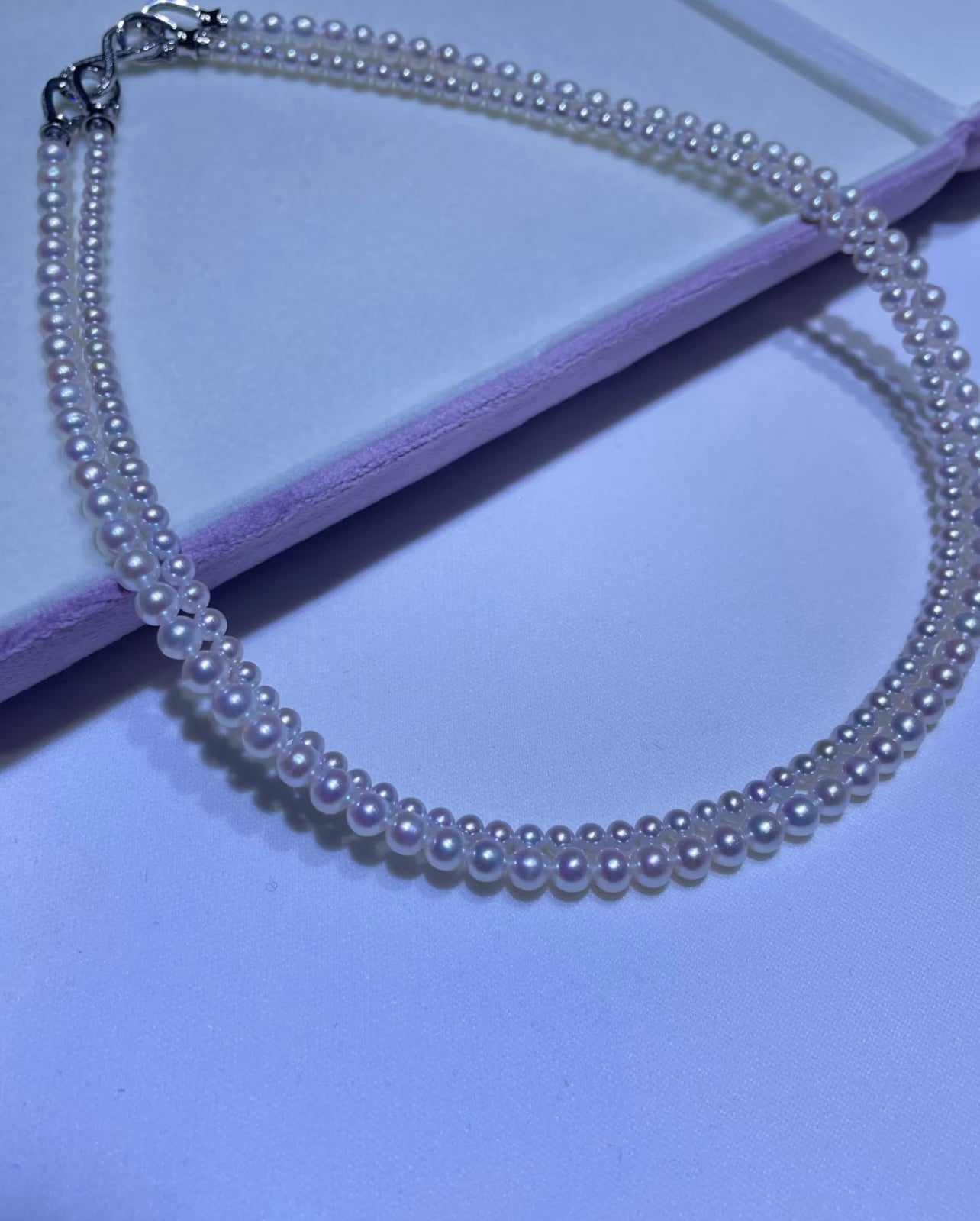 Elizabeth Double String Pearl Necklace