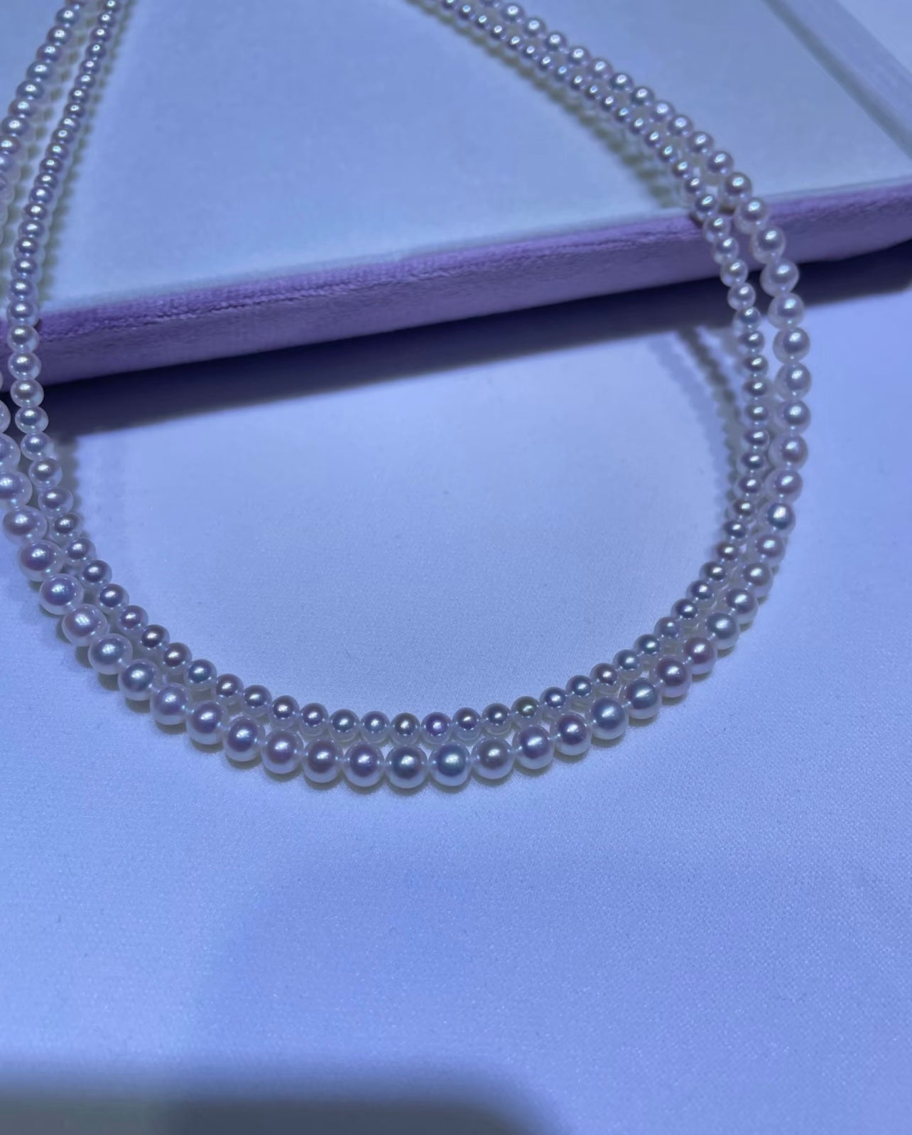 Elizabeth Double String Pearl Necklace